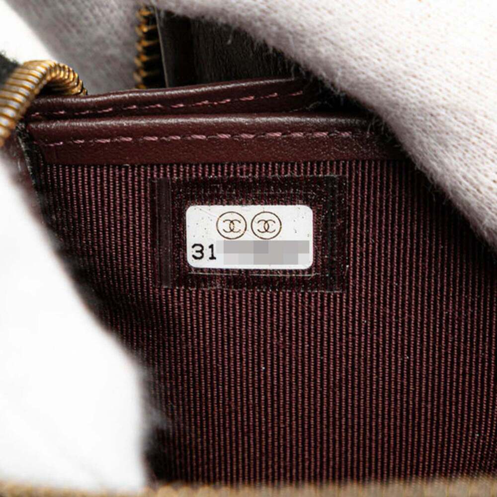 CHANEL Black Caviar Leather Logo Wallet - Picture 11 of 14